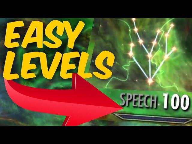 How to Level up SPEECH in Skyrim FAST!!! 2024