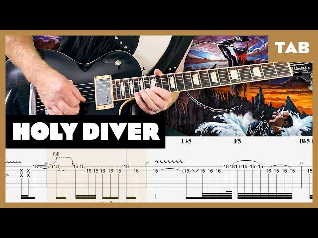 Dio - Holy Diver - Guitar Tab | Lesson | Cover | Tutorial