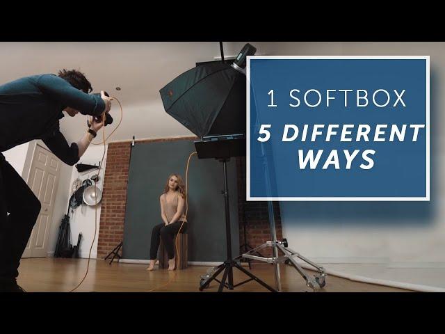 5 WAYS TO USE A SINGLE LIGHT -  [Lighting Tutorial]