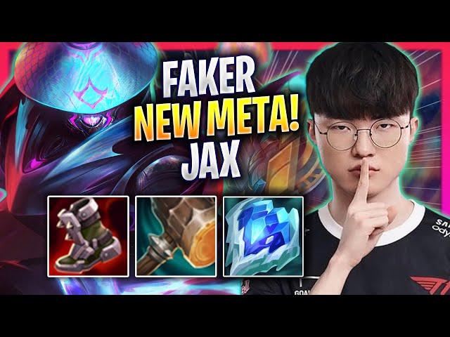 FAKER CRAZY NEW META JAX MID! - T1 Faker Plays Jax MID vs Tristana! | Season 2024