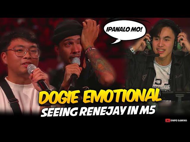 DOGIE GETTING EMOTIONAL SEEING RENEJAY in the M5 STAGE . . . 