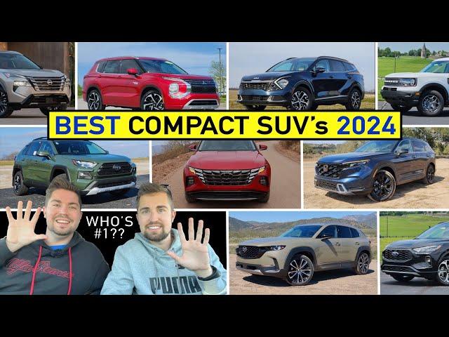 Top 10 BEST Compact SUV’s for 2024! -- Our Expert Ranking After Reviewing ALL of Them!