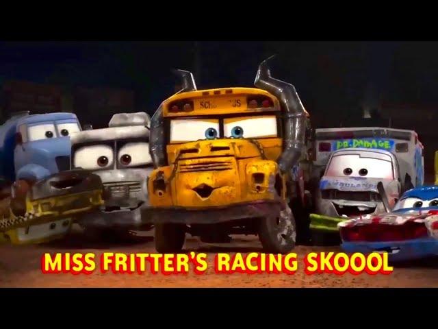 Disney Cars 3 Exclusive Mini Movie Trailer sends Lightning and Cruz to Miss Fritter Racing Skool