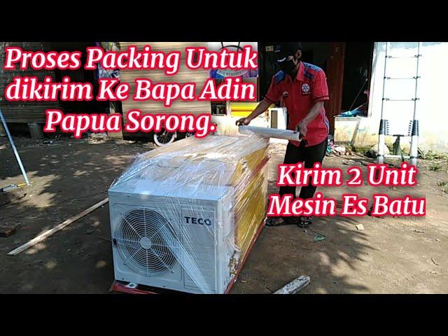 Mesin Es Batu Proses Kirim Papua Sorong