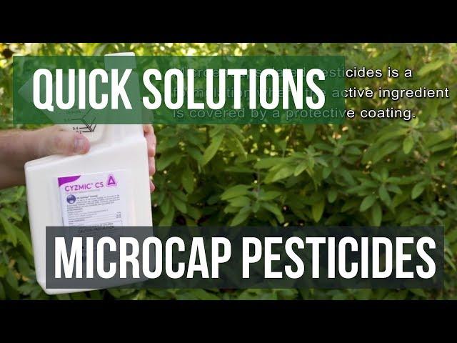 Quick Solutions: How to Use Microencapsulated Pesticides