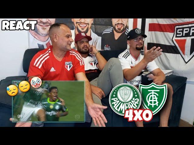 REACT PALMEIRAS 4X0 AMERICA MG - ENTREGA A TAÇA JÁ! MUITO DIFICIL NÃO SER CAMPEÃO