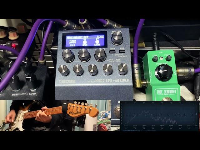 [Soundcheck] Boss IR-200 Fender modeler + Ibanez Tube Screamer mini