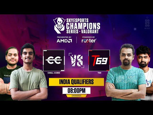 ENGLISH | SCS ROAD TO VCT 2022 Event | T69 vs Chill Cord | India Qualifiers | Day 1