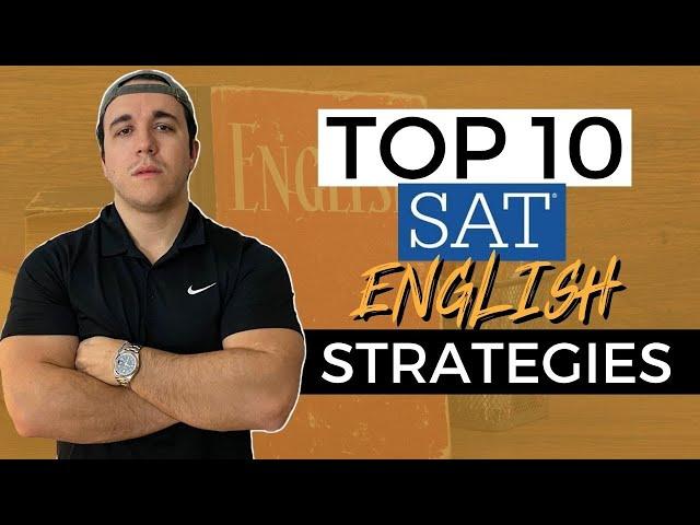 Top 10 SAT/ACT English Strategies for IMMEDIATE point improvement!