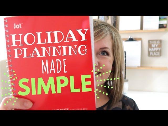 How to Holiday Plan for LESS Stress!! (Simplify Christmas 2018 Series)