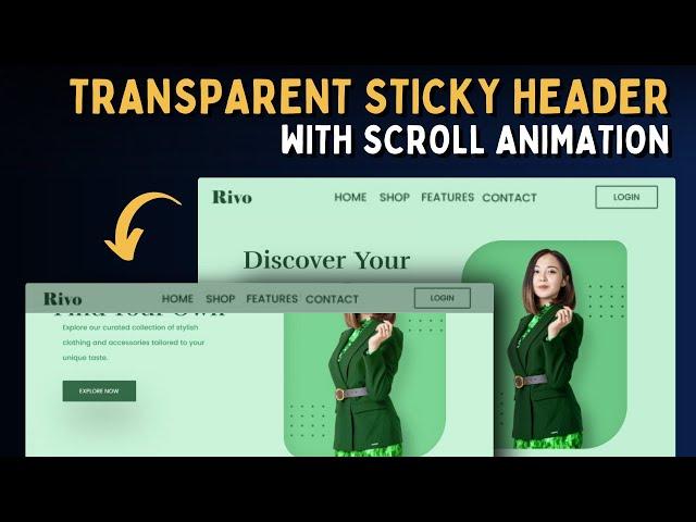 Create FREE Transparent Sticky Header in WordPress (Elementor)