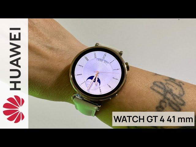 HUAWEI Watch GT 4 - 41 mm Elegant Smartwatch ( Unboxing and Hands-On )