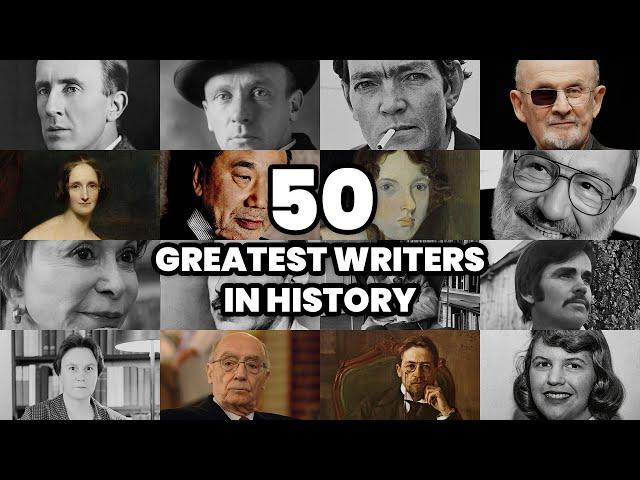 The 50 BEST WRITERS in HISTORY 2025 MOST FAMOUS NOVELISTS