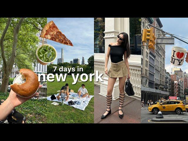 7 days in New York City  central park, Manhattan, Brooklyn, popular cafes & restaurants