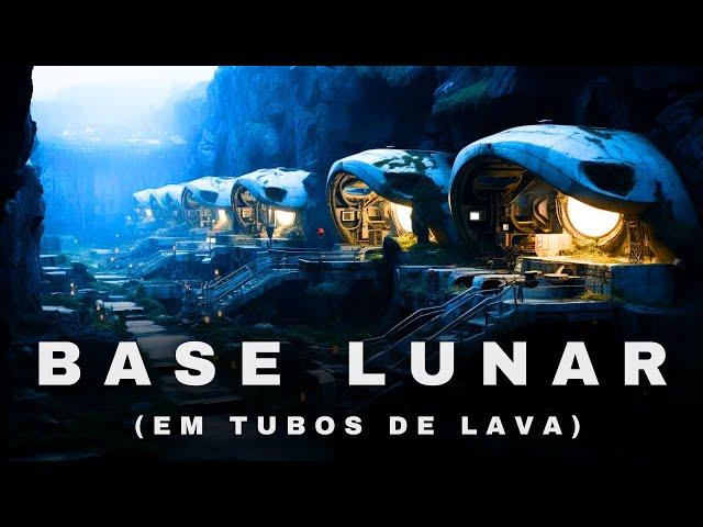 BASE LUNAR EM TUBOS DE LAVA | Planos da China Vazam em Rede Social