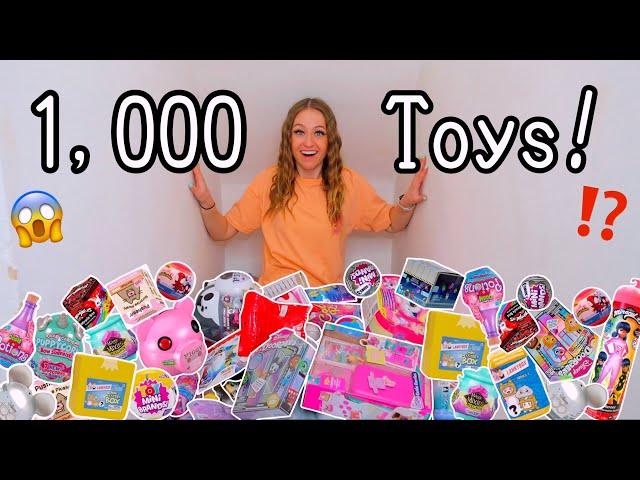 I FILLED THE *CUPBOARD UNDER MY STAIRS* WITH 1,000 MYSTERY TOYS!!!️⁉️ (LUCKY DIP CHALLENGE!)