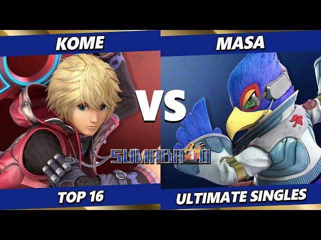 Sumabato 46 - Kome (Shulk) Vs. MASA (Falco) Smash Ultimate - SSBU