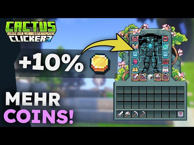 Münz Equipment Guide Kaktus Klicker Season 3  - Minecraft Playlegend Server