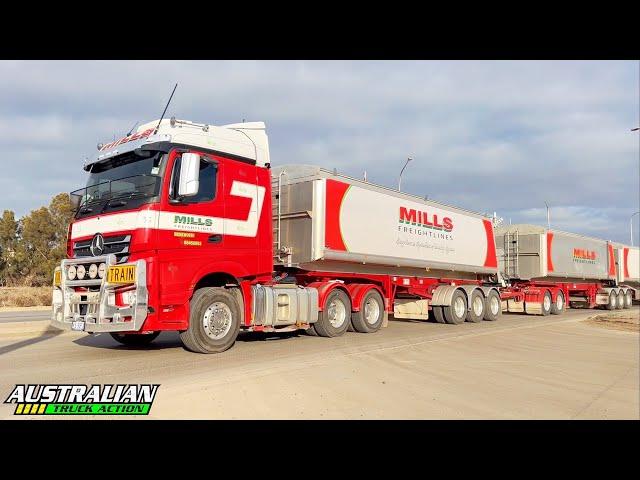 Australian Mercedes-Benz Road Train Compilation #1