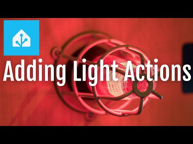 Home Assistant Alarmo: Adding Light Automations