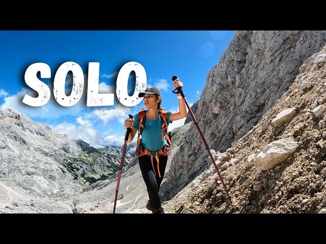 Solo Hiking for 3 Days in the Julian Alps (Slovenia)