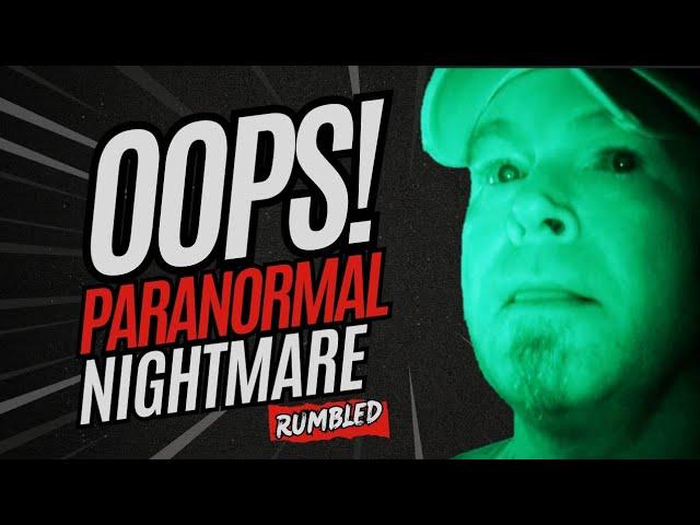 This DESTROYS Paranormal Nightmares CREDIBILITY!