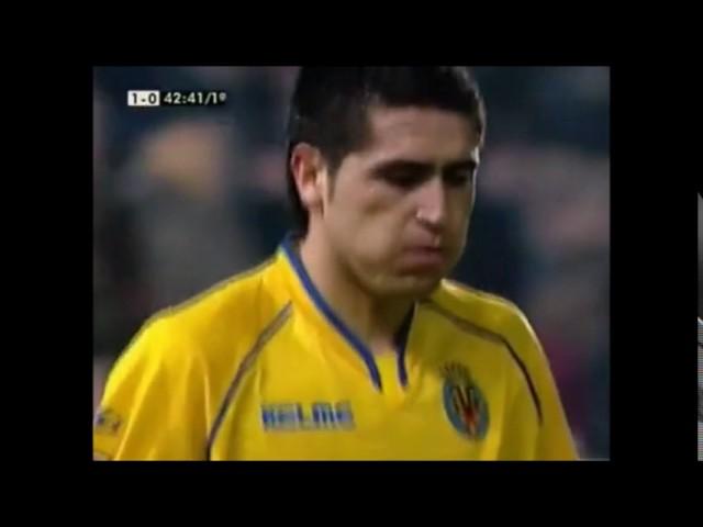 El día que Riquelme se vengó del Barça. Villarreal vs FC Barcelona. Año 2005