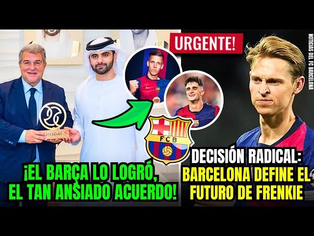 ACUERDO CERRADO, DANI OLMO ES CULÉ | DECISIÓN RADICAL:  FC BARCELONA DEFINE EL FUTURO DE FRENKIE