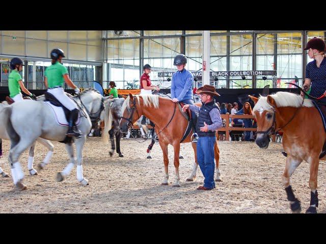 Helping an Anxious Horse While Riding in a Busy Arena