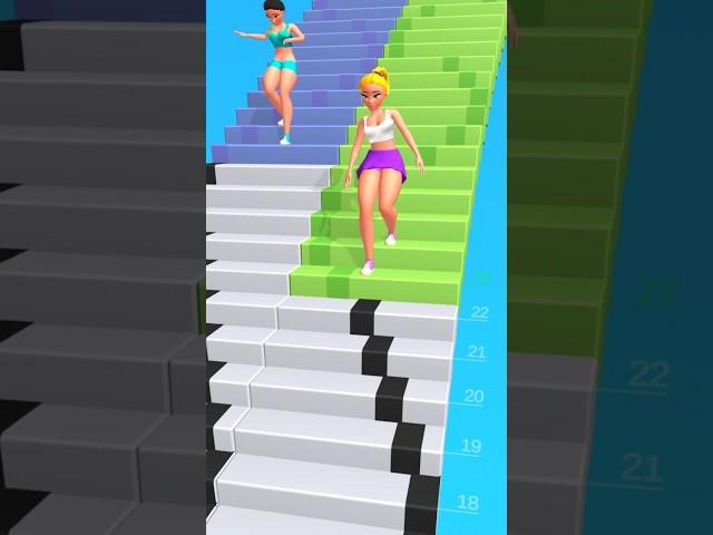 Dance Stairs Race Thrills 002Best Mobile Game Fun Jotii Games #games #ytshorts