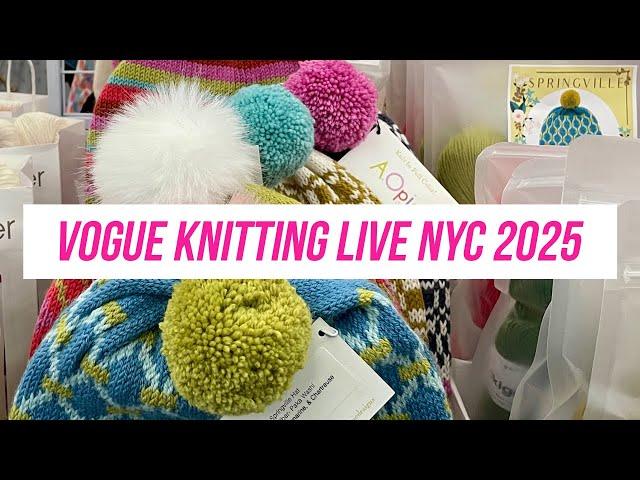 Vogue Knitting Live NYC 2025: Browse the Marketplace With Me