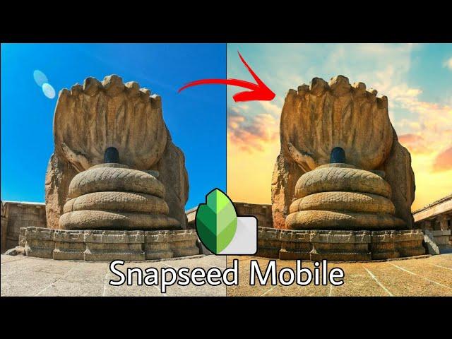 Snapseed Color Grading and Sky Retouching || Snapseed Mobile Tutorial || Captureditz