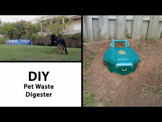 Pet Waste Digester for your Back Yard