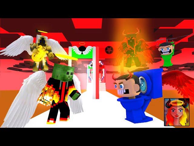 GOOD SKIBIDI TOILET ELEMENTAL vs BAD SKIBIDI TOILET ELEMENTAL || Minecraft