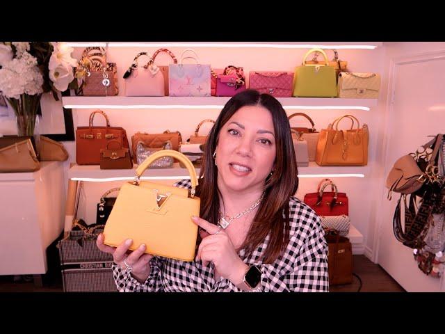 LV MINI CAPUCINES YELLOW | Naomi Peris