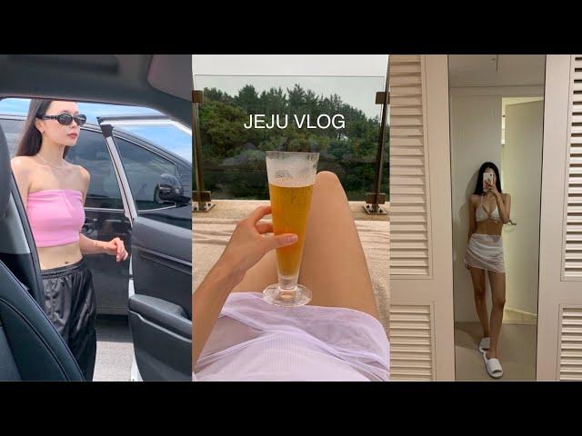 VLOG | 제주신라호텔로 호캉스를 떠난 여름휴가| 제주도브이로그 | 제주런던베이글 | 제주코난비치 | 수영하다 돌고래 무리와 만난 하루🩵 | 제주카페추천 | 제주맛집추천