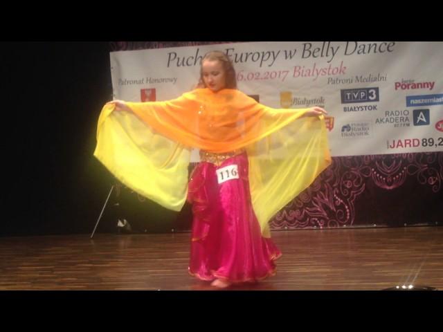 Piontkevuch Marta raks debut/ European belly dance cup 2017