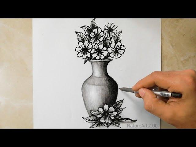 How to draw still life, drawing for beginners, Pencil drawing still life Art