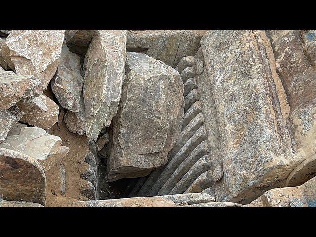 Amazing Quarry Primary Rock Crushing Machine Working | Satisfying Rock Crusher | Stone Crushing