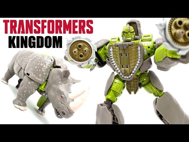 Transformers Kingdom Voyager Class RHINOX Review