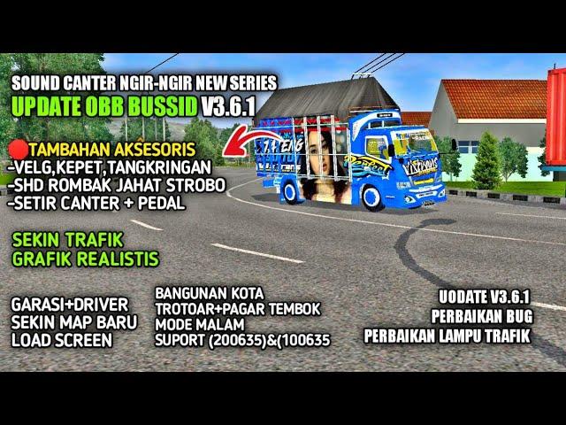 Update sound canter ngir-ngir new series || obb bussid V3.6.1 || new aksesris