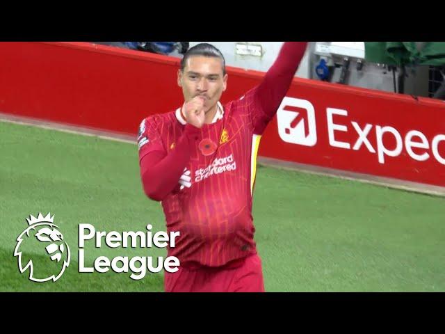 Darwin Nunez's brilliant finish puts Liverpool up 1-0 over Aston Villa | Premier League | NBC Sports