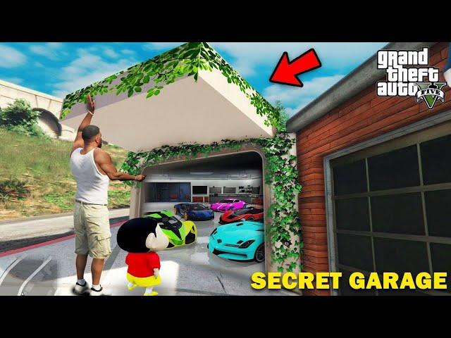 GTA 5 !! SHINCHAN AND FRANKLIN UNLOCKING THE MOST SECRET GARAGE IN HIS HOUSE IN GTA 5 TAMIL