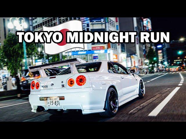 Midnight Tokyo Run in my R34 GTR! | Viewing One of Japan's Rarest OG JDM Tuning Shops