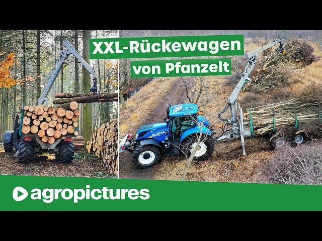 Pfanzelt logLINE XXL Rückewagen im Wald und im Moor | forstARENA Beratungswochen 2021