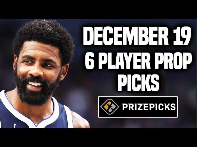 NBA PRIZEPICKS TODAY | 6 BEST PROP PICKS | THURSDAY | 12/19/2024 | BEST PROPS | NBA BETTING |