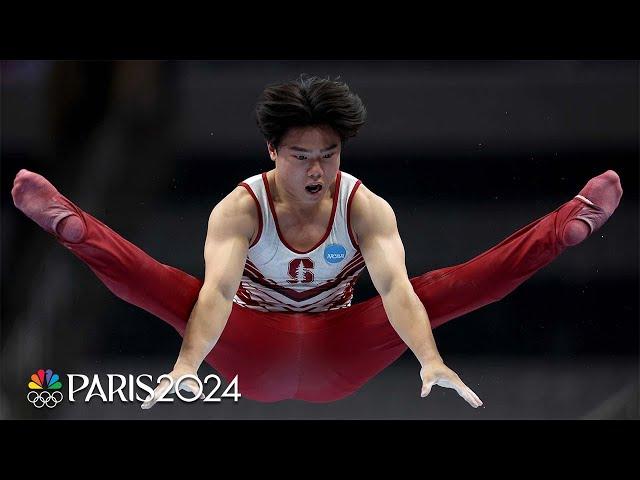 Asher Hong leads Xfinity U.S. Gymnastics Championships after one night | NBC Sports