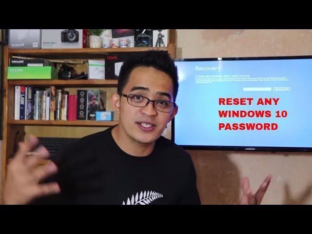 RESET Windows 10 password, No software used. Do it like a pro!