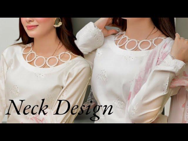 Easy and Stylish Neck Design Cutting and Stitching/easy sewing project for beginners/gala design