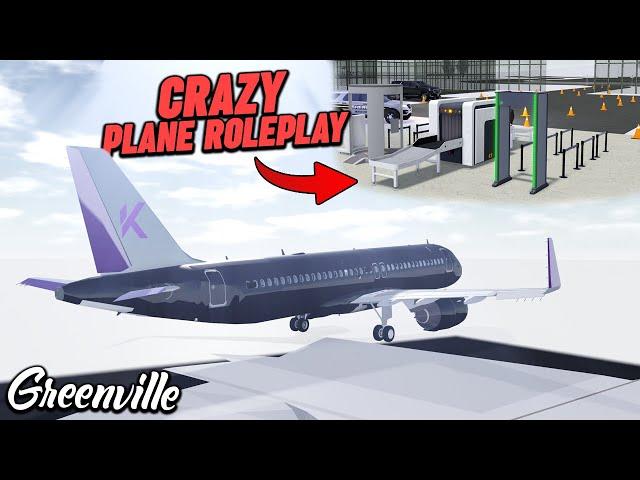 I FLEW ON A PLANE IN GREENVILLE!! || ROBLOX - Greenville Roleplay